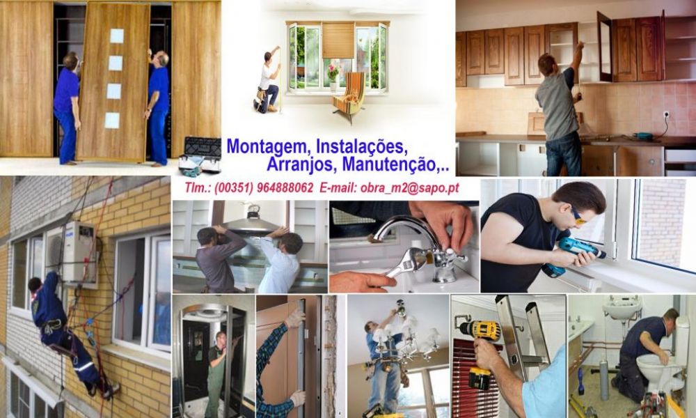 Montagem, Instalaes, Arranjos, Manuteno