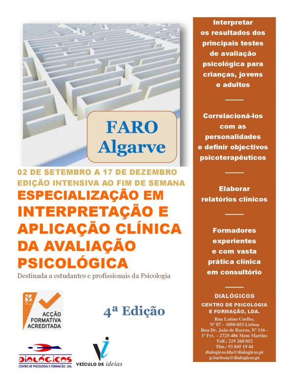Especializao em Interpretao e Aplicao Clnica da Avaliao Psicolgica - 4 Ed - FARO 