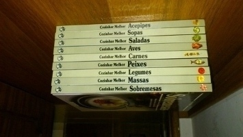 Vendo coleo 9 livros cozinha