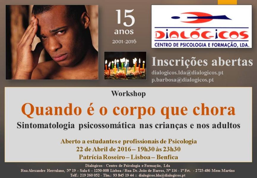 Quando  o corpo que chora - Sintomatologia psicossomtica nas crianas e nos adultos