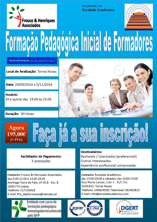Formao Pedaggica Inicial de Formadores
