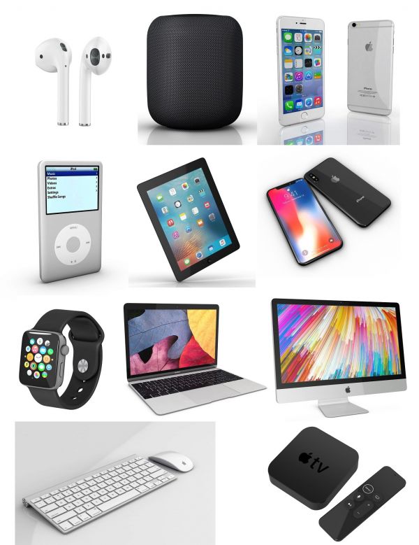 Mais recente Apple Macbook Apple iPhone Apple iPad e iWatch preo de atacado
