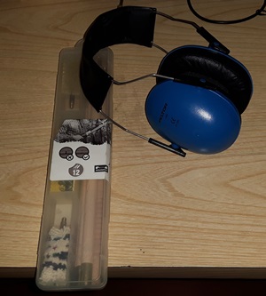 Vendo Abafadores (Protetor Auricular) e Kit Vareta Limpeza Canos Espingarda