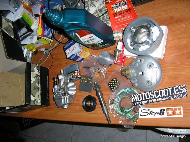 Piaggio nrg kit stage 6 sport pro e muitos extras 