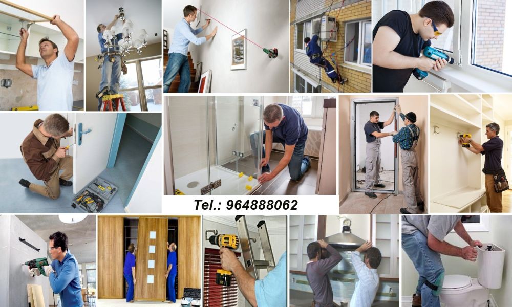 Fao Montagem mveis, aparelhos ou qualquer equipamentos! 