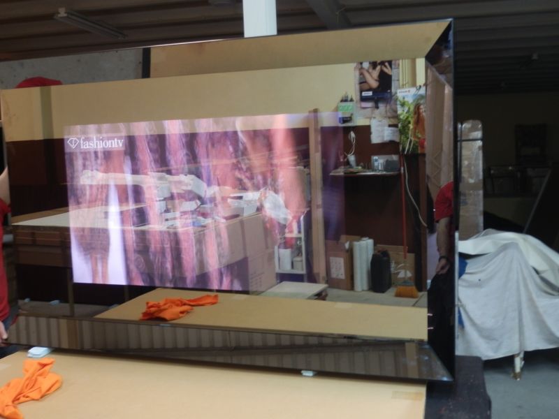 TV espelhada,TV mirror,Led espelhado,