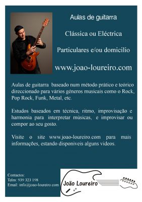 Aulas de guitarra