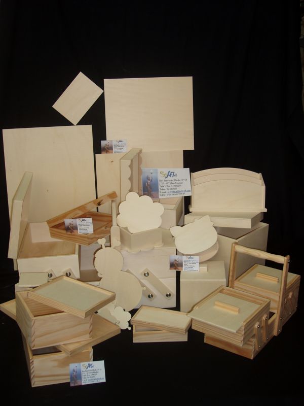 Fabricantes de artigos de madeira - Caixas, tabuleiros, molduras...