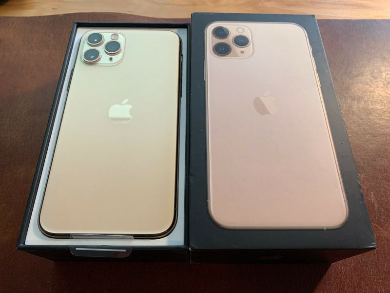 Apple iPhone 11 Pro 64GB = $500, iPhone 11 Pro Max 64GB = $550,iPhone 11 64GB = $450