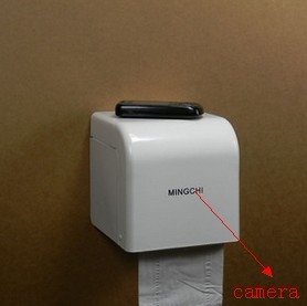 Kajoin 1280X960 Toilet roll box Hidden Camera With Motion Detection and Remote Control Function 32GB