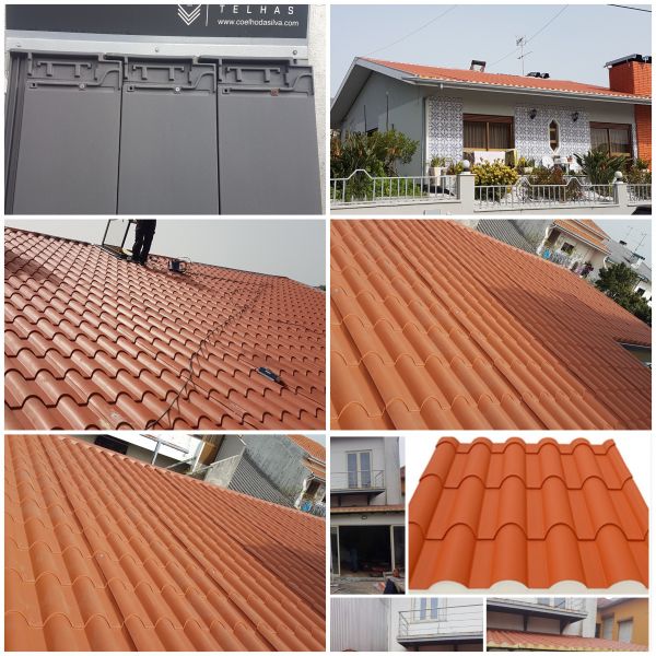 Reparao de telhados de casas, edifcios, Telhados em Painel Sandwich 