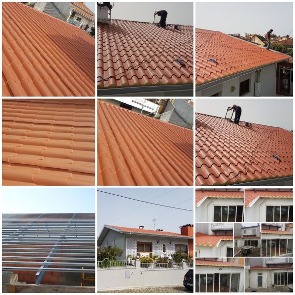 Reparao de telhados de casas, edifcios, Telhados em Painel Sandwich 