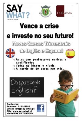 Novos Cursos de Ingls e Espanhol 2012 - Investe j no seu futuro