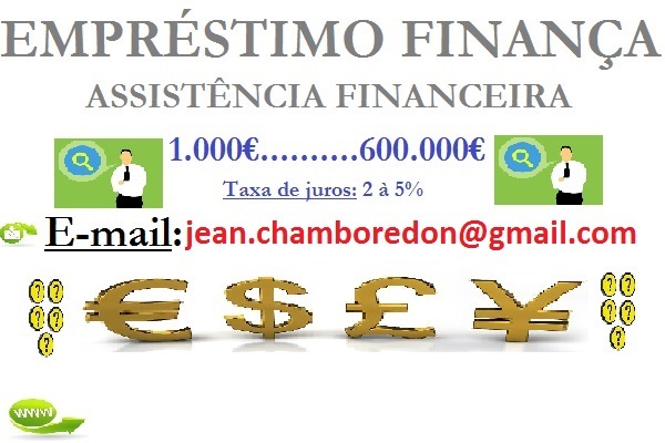 Apoio financeiro, e-mail: jean.chamboredon@gmail.com