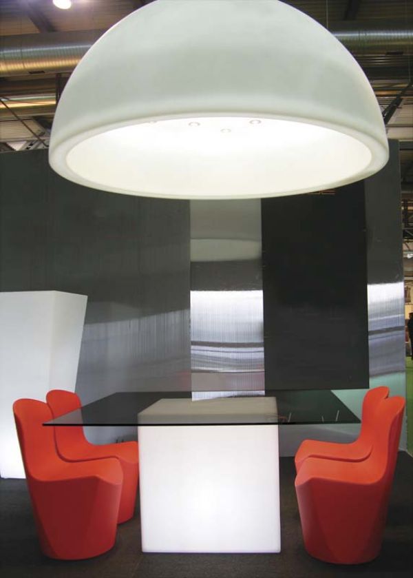 Mesa com luz 