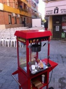 Maquinas pipocas e algodo doce com carrinho
